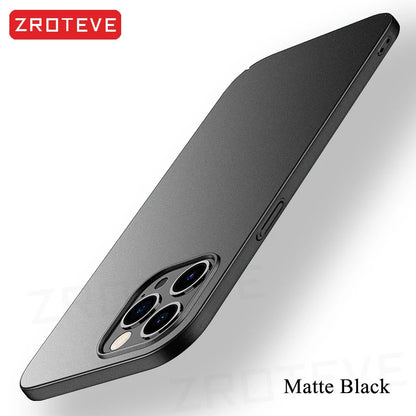 Ultra-thin, Lightweight Luxury Slim Matte Cover for iPhone 16, 15, 14 Pro Max