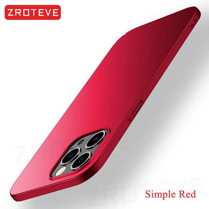 Ultra-thin, Lightweight Luxury Slim Matte Cover for iPhone 16, 15, 14 Pro Max