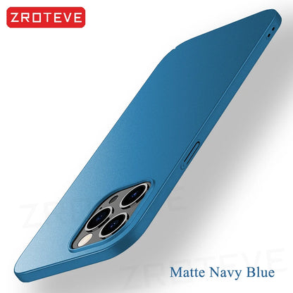 Ultra-thin, Lightweight Luxury Slim Matte Cover for iPhone 16, 15, 14 Pro Max