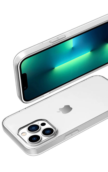 Funda de silicona transparente ultrafina para iPhone