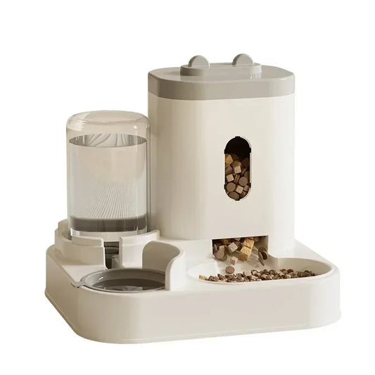 Amiriva - Automatic Feeder & Water Bowl Combo – Keep Your Pets Fed & Hydrated! - (PT1001)