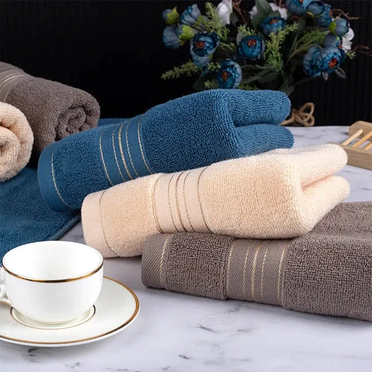 Pure Cotton Jacquard Towels Set 2 - (TW1006)